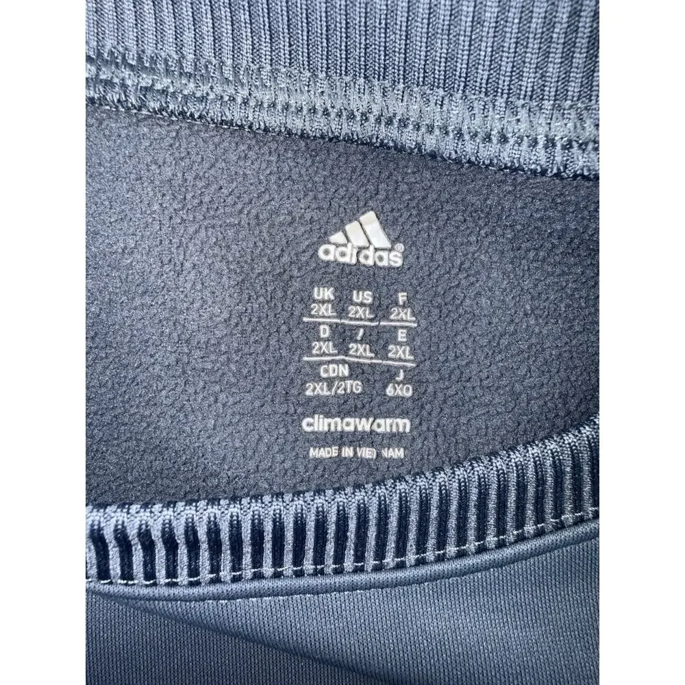 Adidas Sweatshirt Mens M Heather Blue UTSA Logo Crew Neck Pullover 2XL